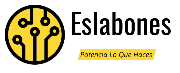 Eslabones Logo: Potencia Lo Que Haces